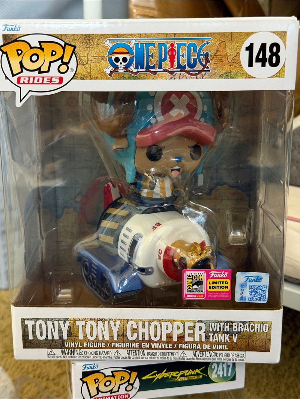 Funko Rides One Piece Tony Tony Chopper with Brachio Tank V - SD COMIC CON